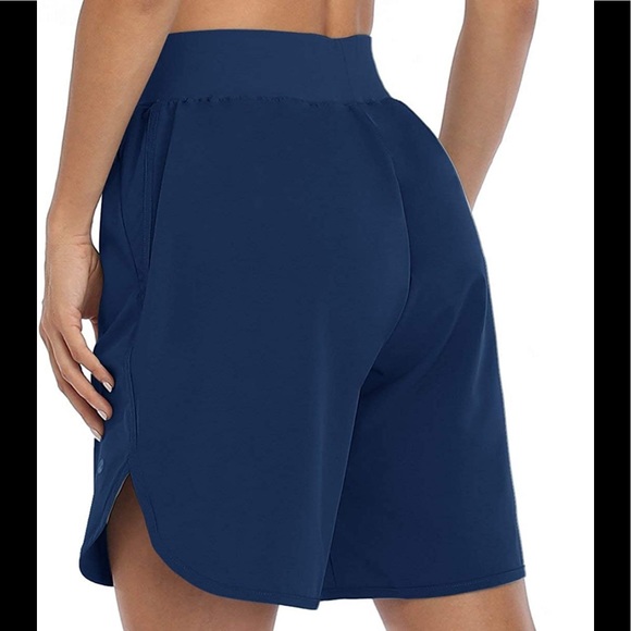 Willit Long Athletic Shorts - navy - Picture 2 of 13